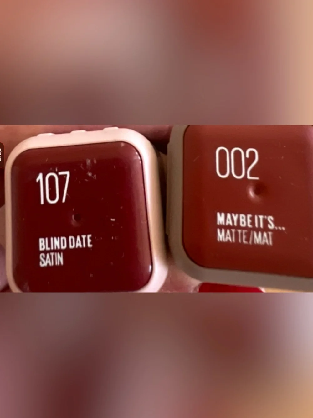 2 MAYBELLINE LIPSTICKS